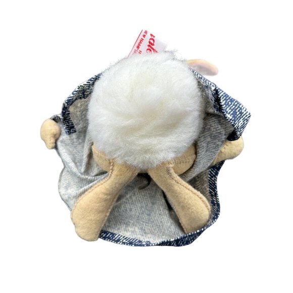 Vintage Annalee Spring Girl Bunny 1991 7 inches Easter Bunny Flowers - Picture 6 of 16